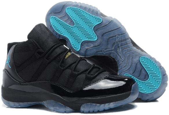 Nike Air Jordan 11 «Gamma Blue» Черные