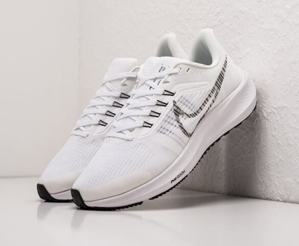 Nike Air Zoom Pegasus 39 white textile. Вид 1 Nike Air Zoom Pegasus 39 white textile. Вид 1