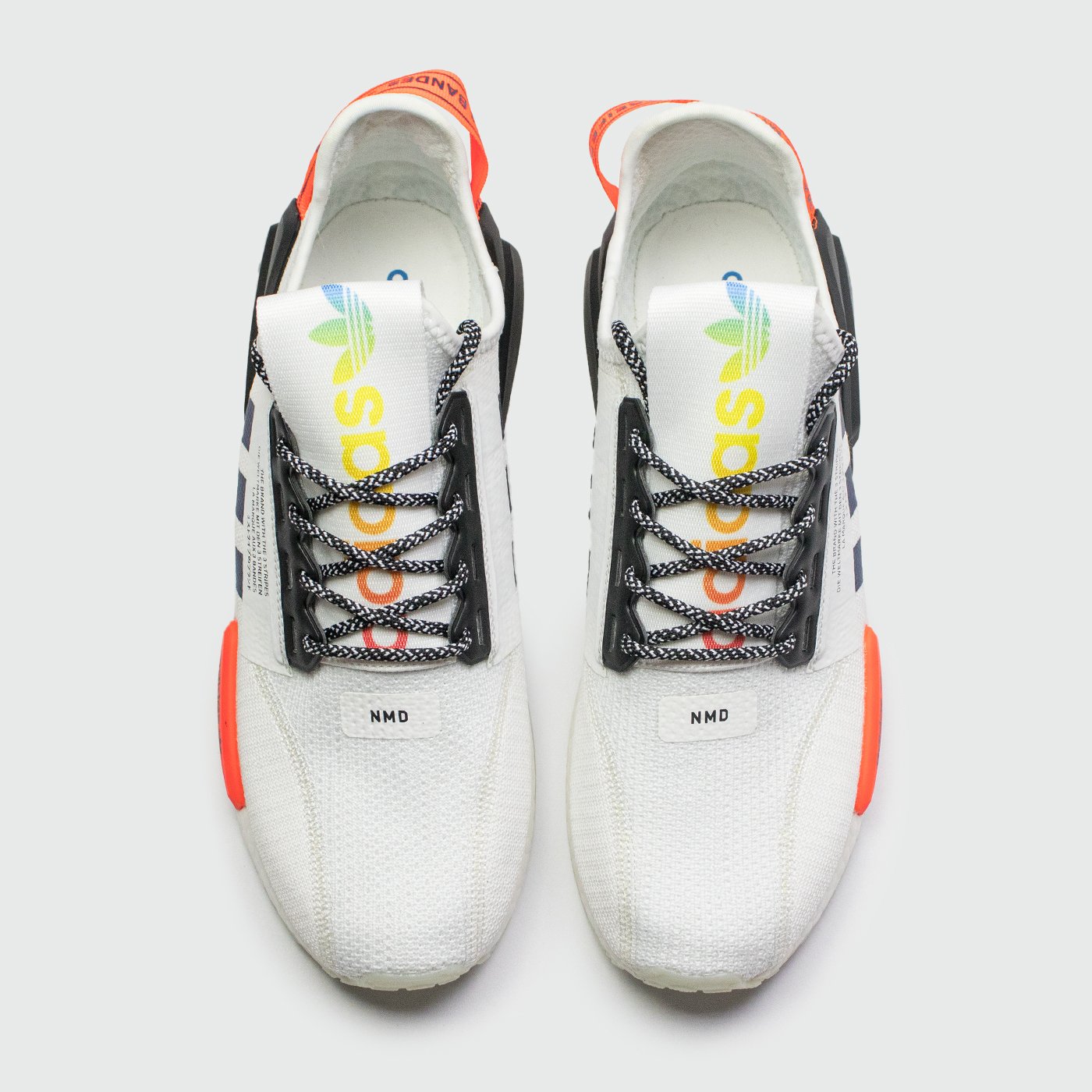 Adidas NMD R1 V2 White Blue Orange KEDRED