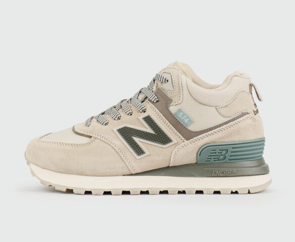 New Balance 574 Mid Beige with Fur Wmns