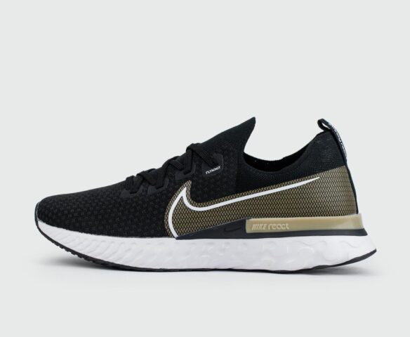 Nike React Infinity Run Flyknit Black Grey / White