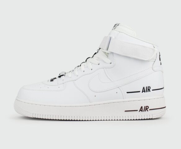 Nike Air Force 1 Mid White Double Logo