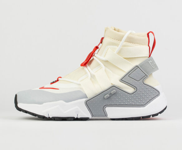 Nike Air Huarache Gripp L.Grey / Red Wmns.