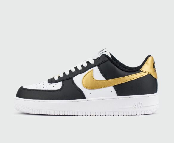 Nike Air Force 1 Low White Black Gold