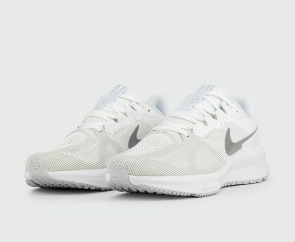 Nike Air Zoom Structure 25 All White. Вид 2