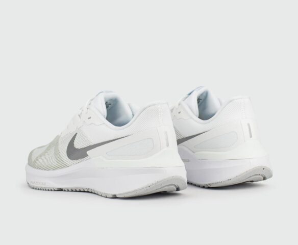 Nike Air Zoom Structure 25 All White. Вид 3